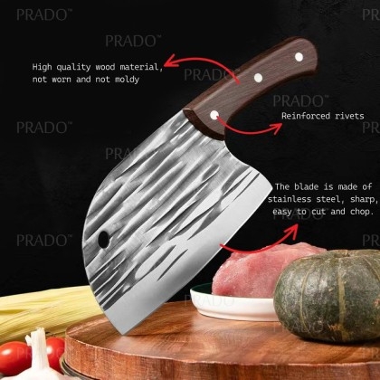 Sharp Stainless Steel Chopping Knife For Kitchen And Meat Cutting