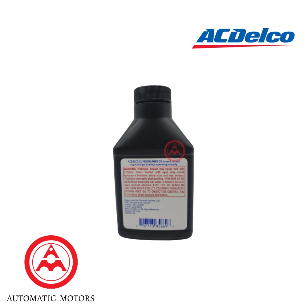 2 Bottles Of GM OEM AC Delco Supercharger Oil - 4oz Each, Genuine Eaton Fluid (12345982)