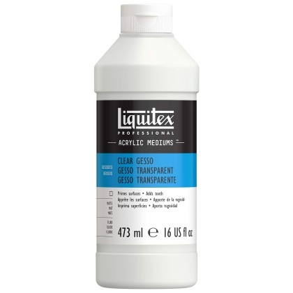 Liquitex Professional Acrylic Mediums - Clear Gesso 237ml/473ml