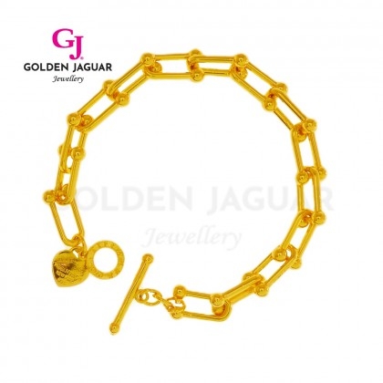 GJ Jewellery Emas Korea Emas Bangkok 24K Bangle Matrix Hook