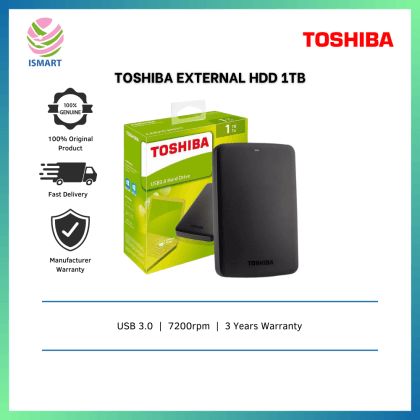 Disco Duro Externo 1tb Toshiba Canvio Basics Usb 3.0, Disco Duro Externo  1tb Toshiba Canvio Basics USB 3.0
