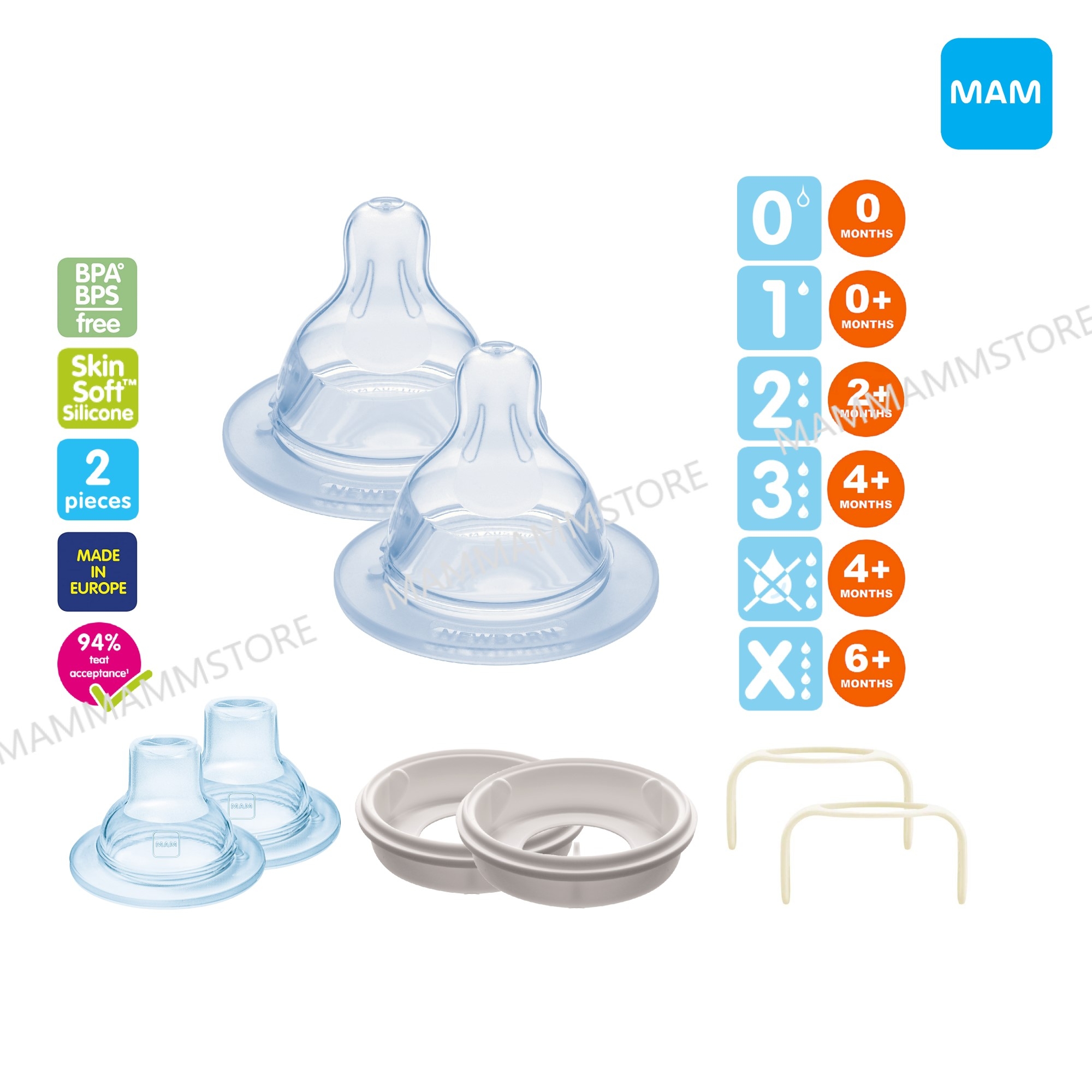 MAM Teats Accessories for months+ MAM MAMM STORE