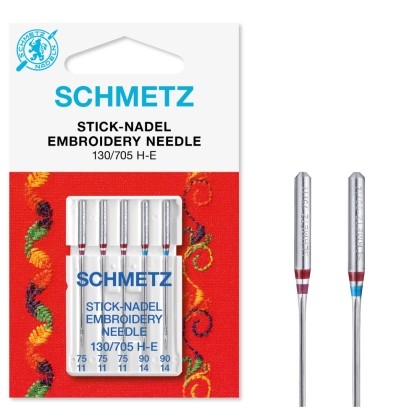 Schmetz Chrome Embroidery - 75/11