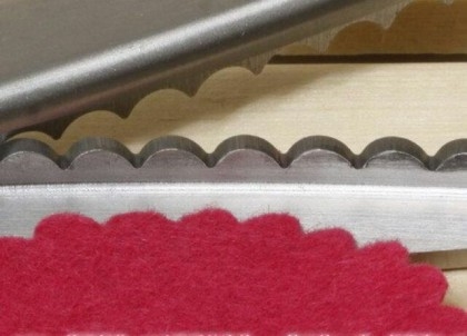 Pinking Scalloped Scissors / Gunting Scallop (Size gigi: 5mm & 7mm