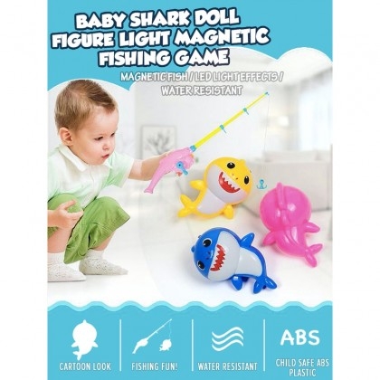 BABY SHARK FISHING TOYS WITH LIGHT
