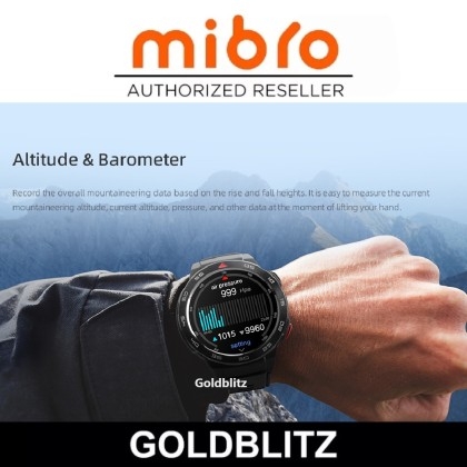 Mibro GS PRO 1.43 AMOLED Dual-Core 2 in 1 GPS PPG Bio Heart Rate Sensor Smart  Watch Bluetooth Calling Smartwatch