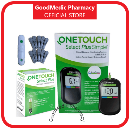 Buy OneTouch Select Plus Simple Glucometer (FREE 10 strips +