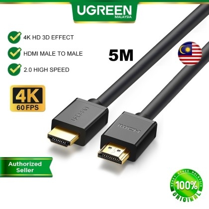UGREEN Premium HDMI Cable 4K 2.0 High Speed Adapter 3D Male To