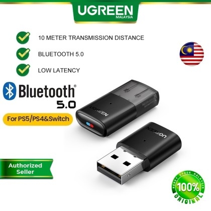 UGREEN USB 2.0 Wireless Bluetooth 5.0 Transmitter BT Receiver for Switch  Switch Life PS4 Pro to connect BT TV Mode PC, UGREEN Malaysia