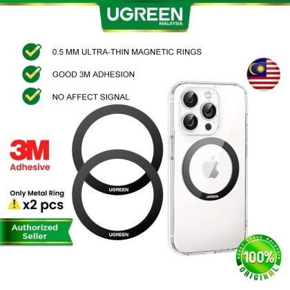 UGREEN Universal Magnetic Metal Rings 2 Pieces For Wireless Charger Magsafe  Phone Holder For iPhone 15 14 13 12 11 XS, UGREEN Malaysia