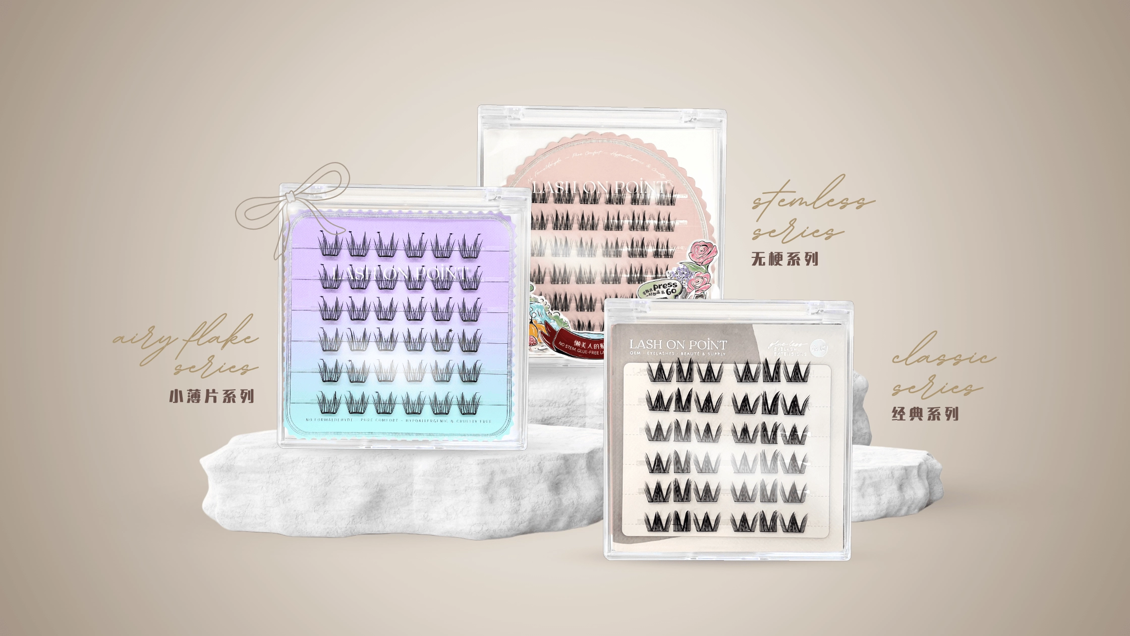 OEM and ODM lash products by Lash On Point