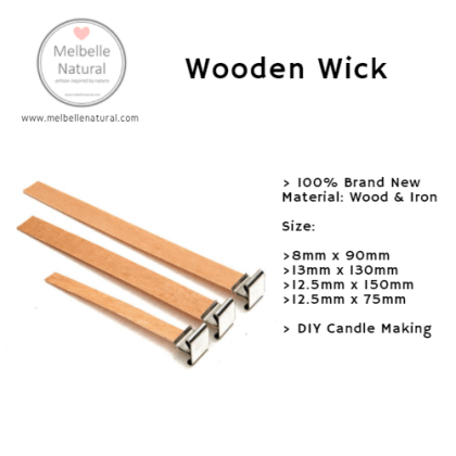 Wooden Wick With Iron Stand (10pcs)  Supply of Personal Care, Cosmetic  Materials & Natural Base Oils At Competitive Price