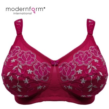 Modernform Women Floral Fashion Non- Wired Full Coverage Lace Bra Cup D  M237