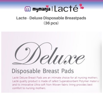 Lacte Deluxe Disposable Breast Pads (36 Pcs x 2)