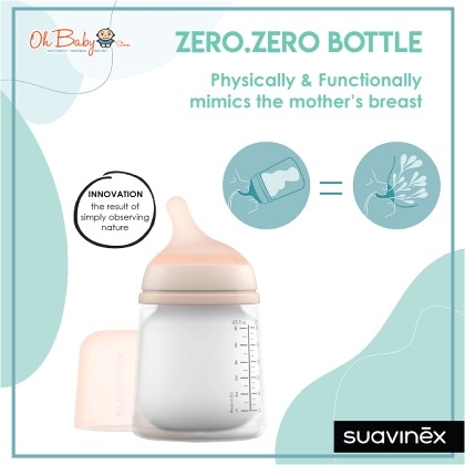 SUAVINEX Zero Zero Medium Flow Anti-Colic Baby Bottle 270ml OFFER