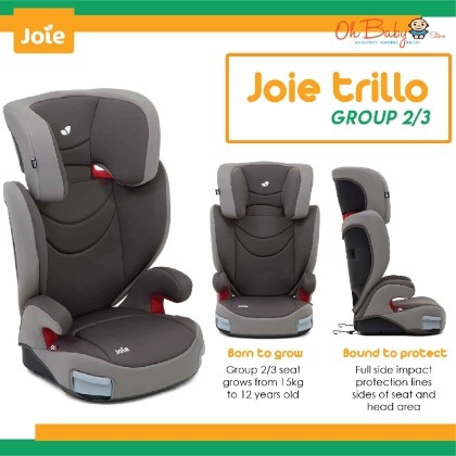 Joie Trillo Shield Group 1/2/3 Car Seat - Dark Pewter (9 Months-12 Years)