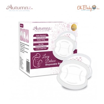Autumnz Lacy Deluxe Disposable Breast Pad 36pcs / 72pcs