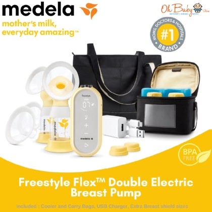 Medela Freestyle Flex/Freestyle™ Double Rechargeble Electric Breast Pump, Oh Baby Store
