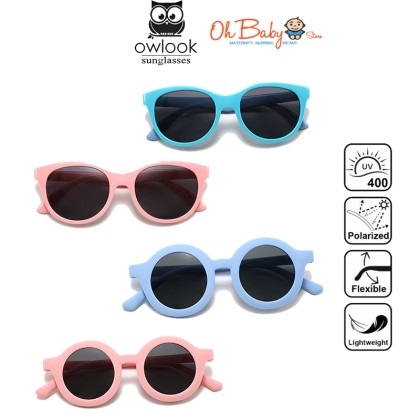 Owlook Fashion Sunglasses for Kids: Polarized UV400 Protection, Durable and  Lightweight, Oh Baby Store