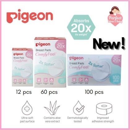 Pigeon Breast Pad Comfy Feel 100s | Contains Aloe Vera Extract