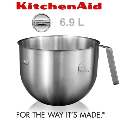 KitchenAid KSMC7QBOWL 7 Qt Brushed Stainless Steel