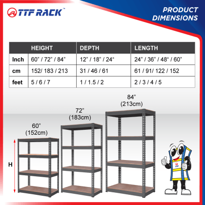 TTF Boltless Racking, Metal Storage Rack, Shelving Rack