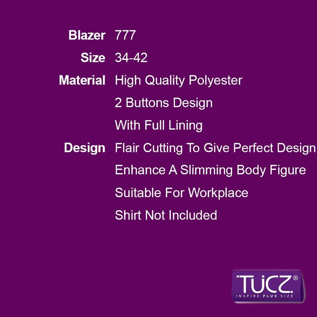 TUCZ BLAZER BLACK FU