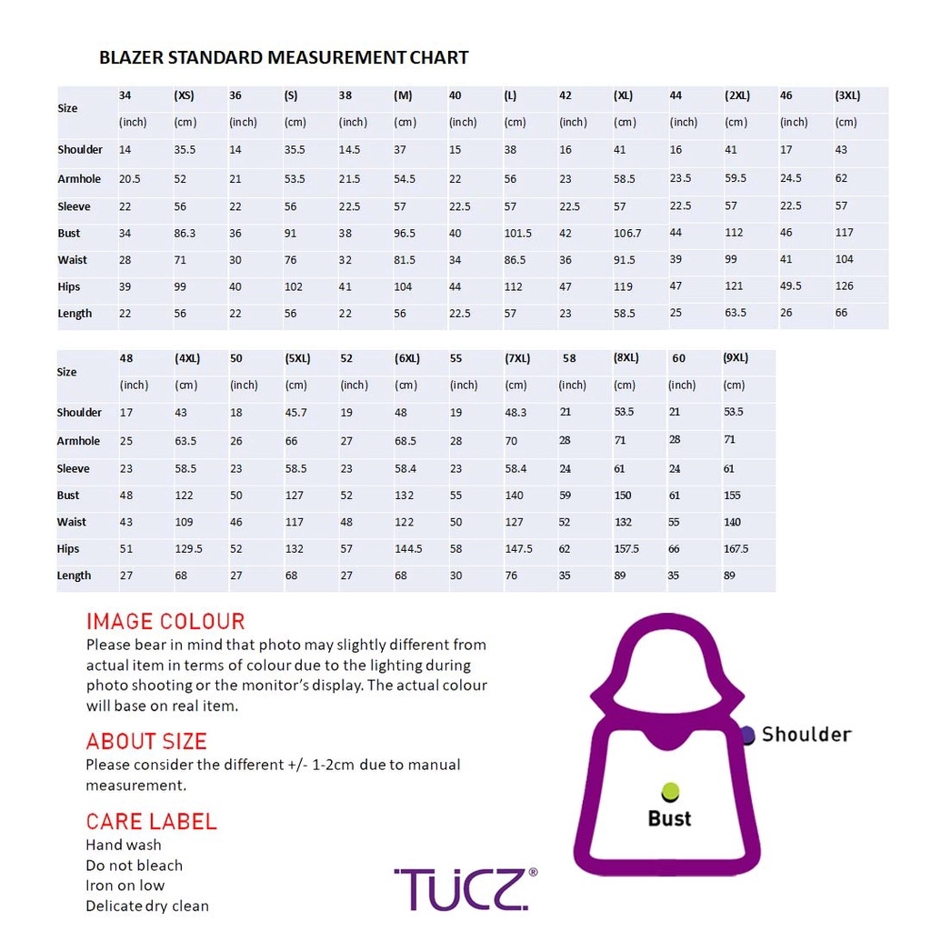 TUCZ PLUS SIZE BLAZE