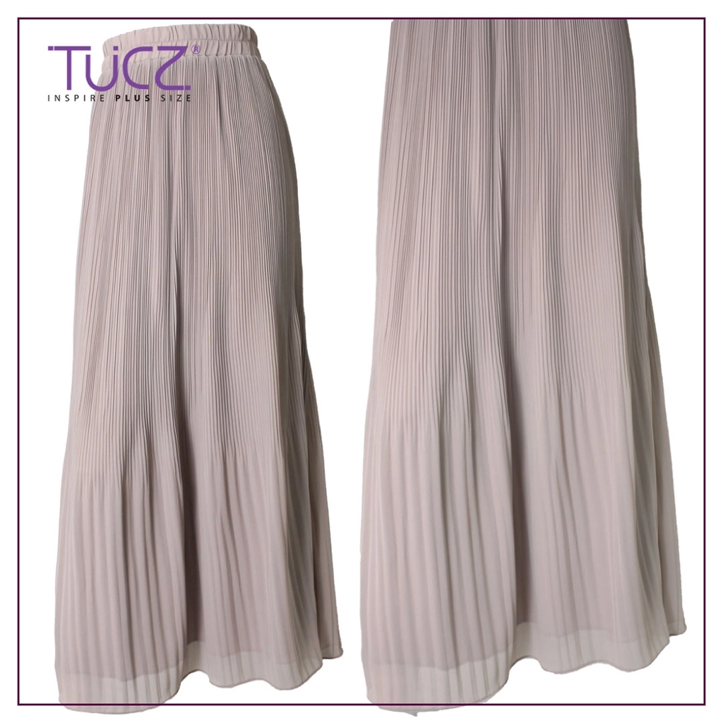 TUCZ PLEATED CHIFFON