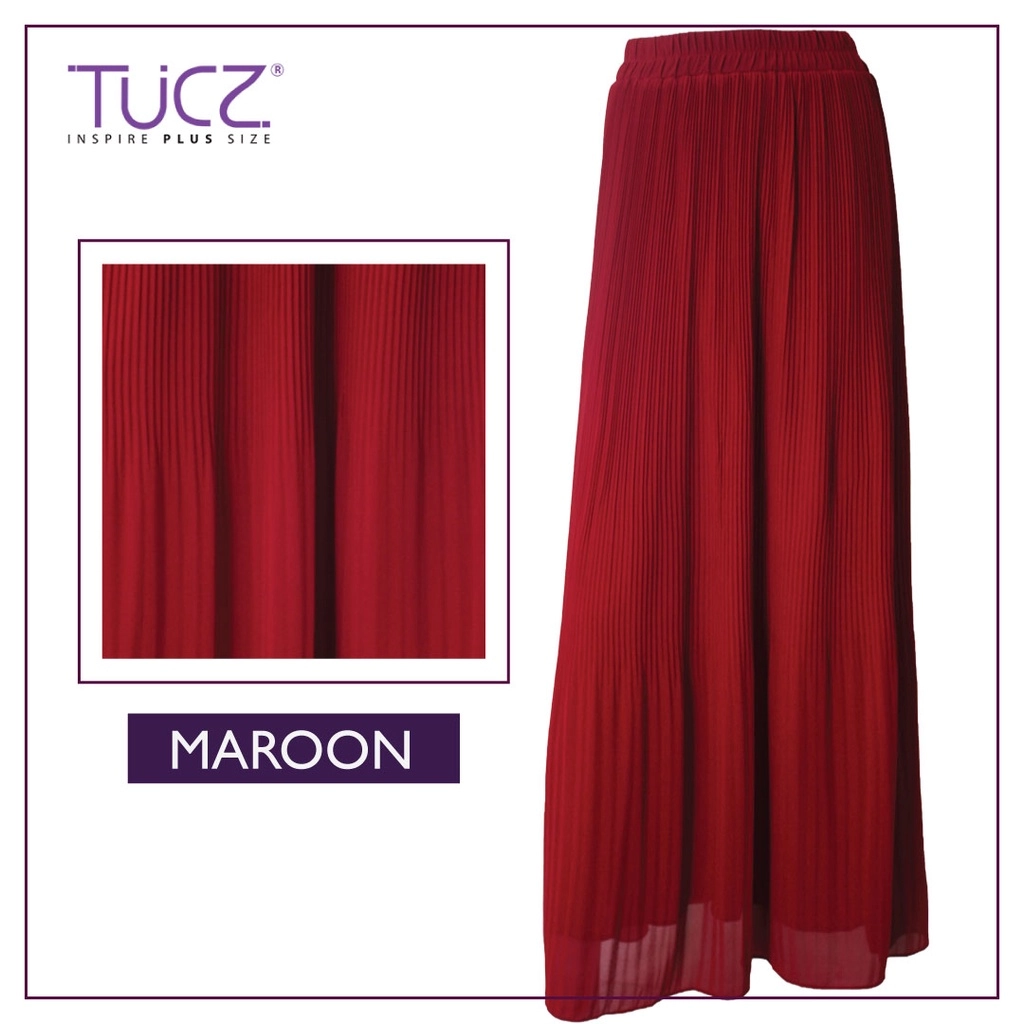 TUCZ PLEATED CHIFFON