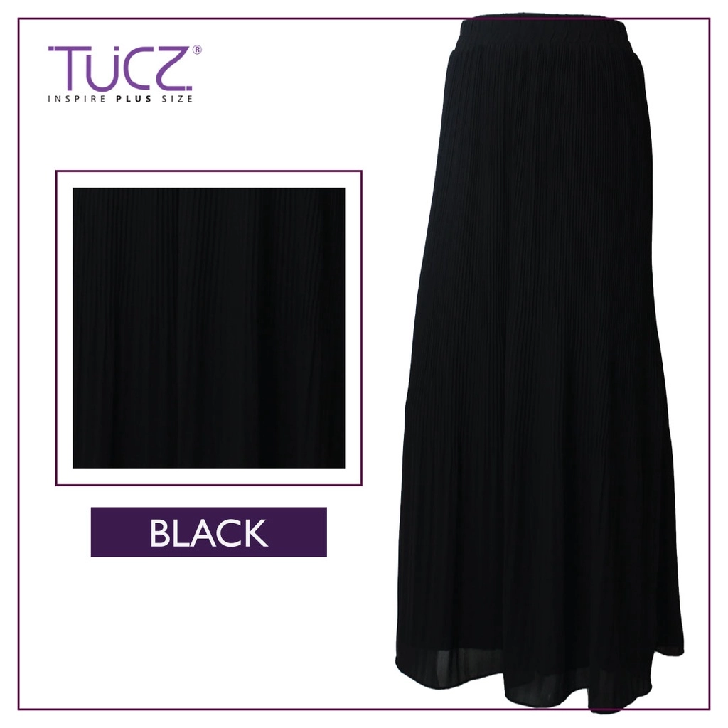 TUCZ PLEATED CHIFFON