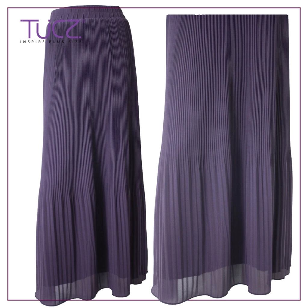 TUCZ PLEATED CHIFFON