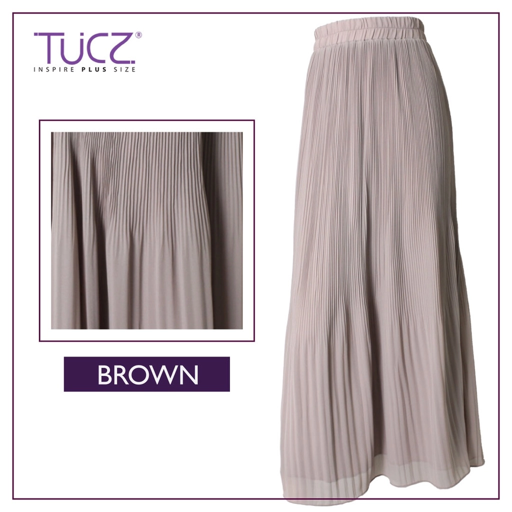 TUCZ PLEATED CHIFFON