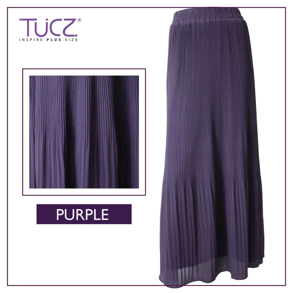 TUCZ PLEATED CHIFFON