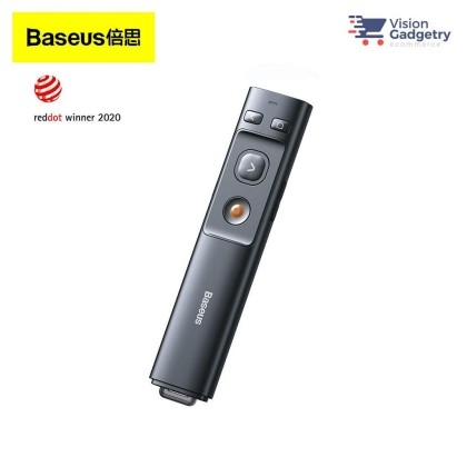 Baseus Orange Dot Presenter Laser LED Pointer 2.4GHz 100m ACFYB-0G