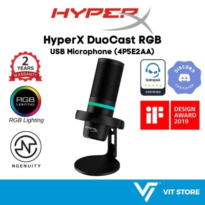 Microphone Gamer - HyperX DuoCast