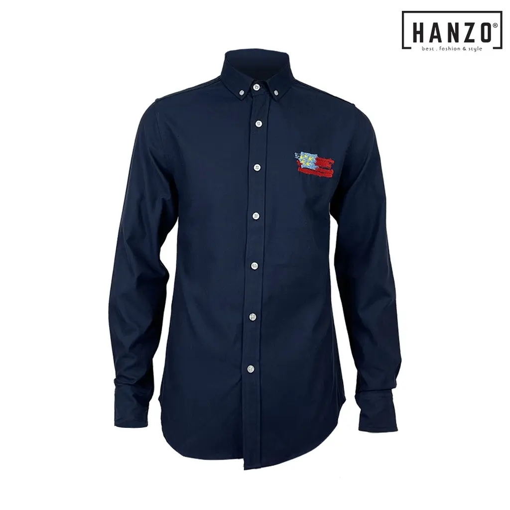 HANZO Men Shirt Long-1