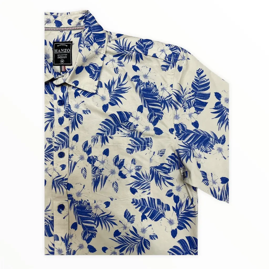 HANZO Men Shirt Shor-2
