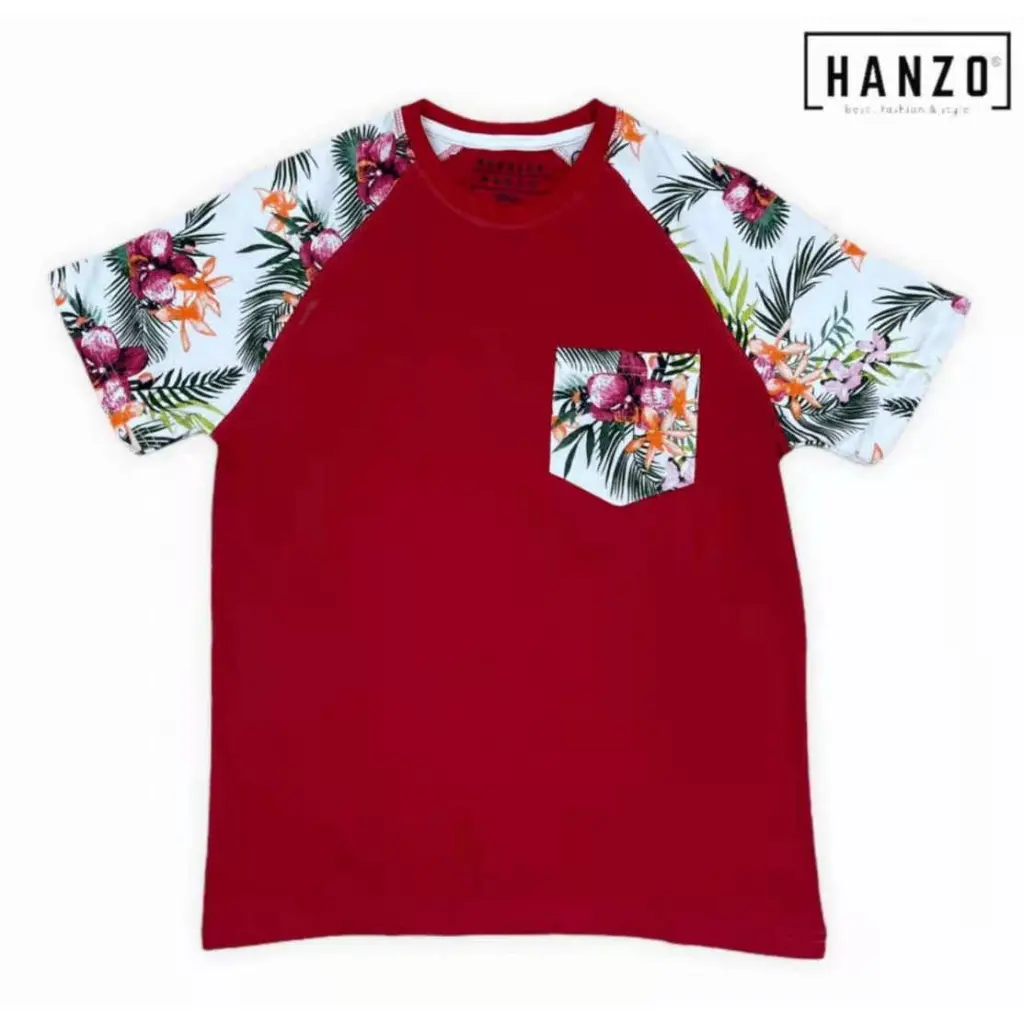 HANZO Men Floral Poc-1