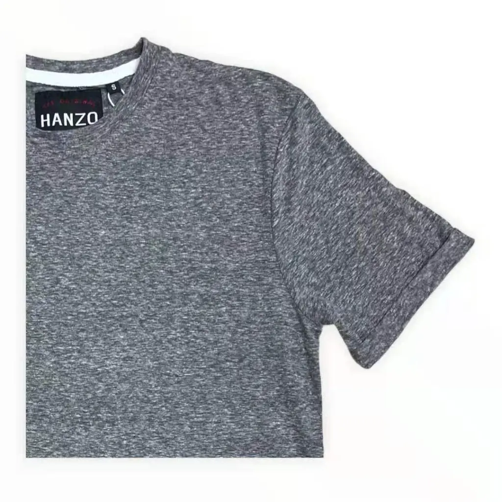 HANZO Men Basic Tee-2