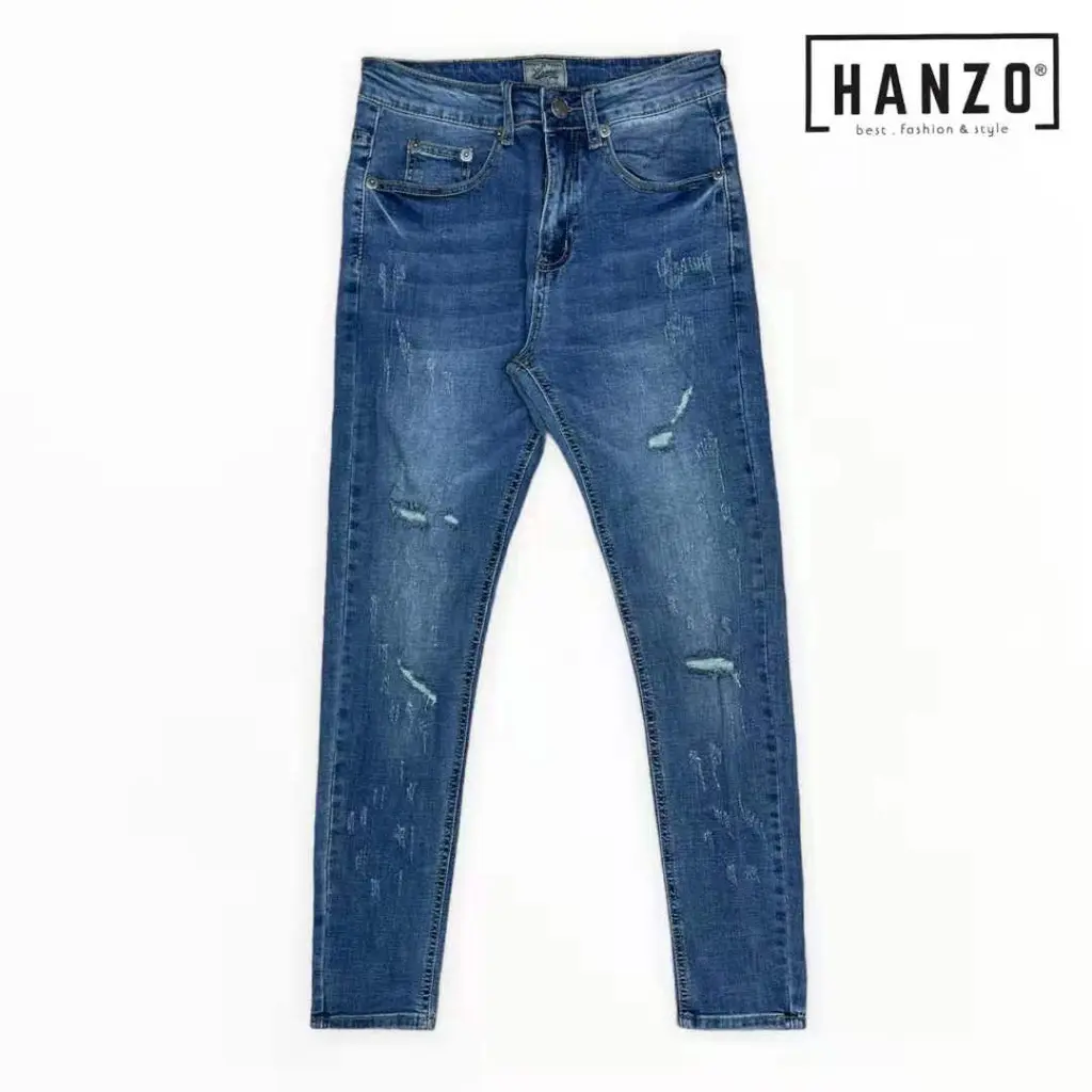 HANZO Men Ripped Ski-1