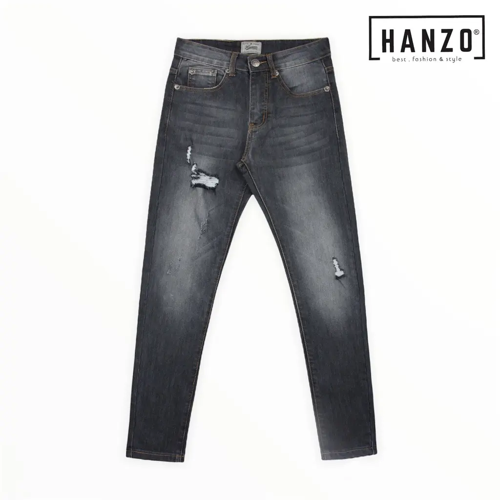HANZO Men Ripped Ski-1