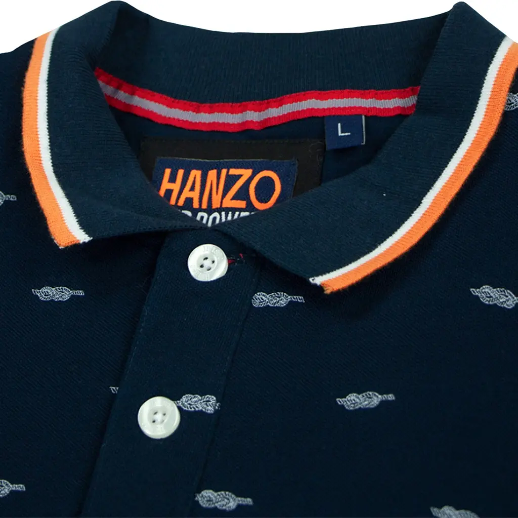 HANZO Men Short Slee-2
