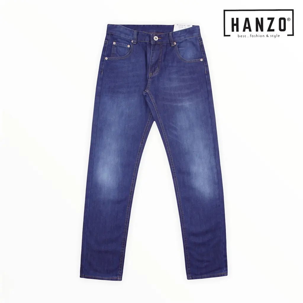 HANZO Men Jeans Stra-1