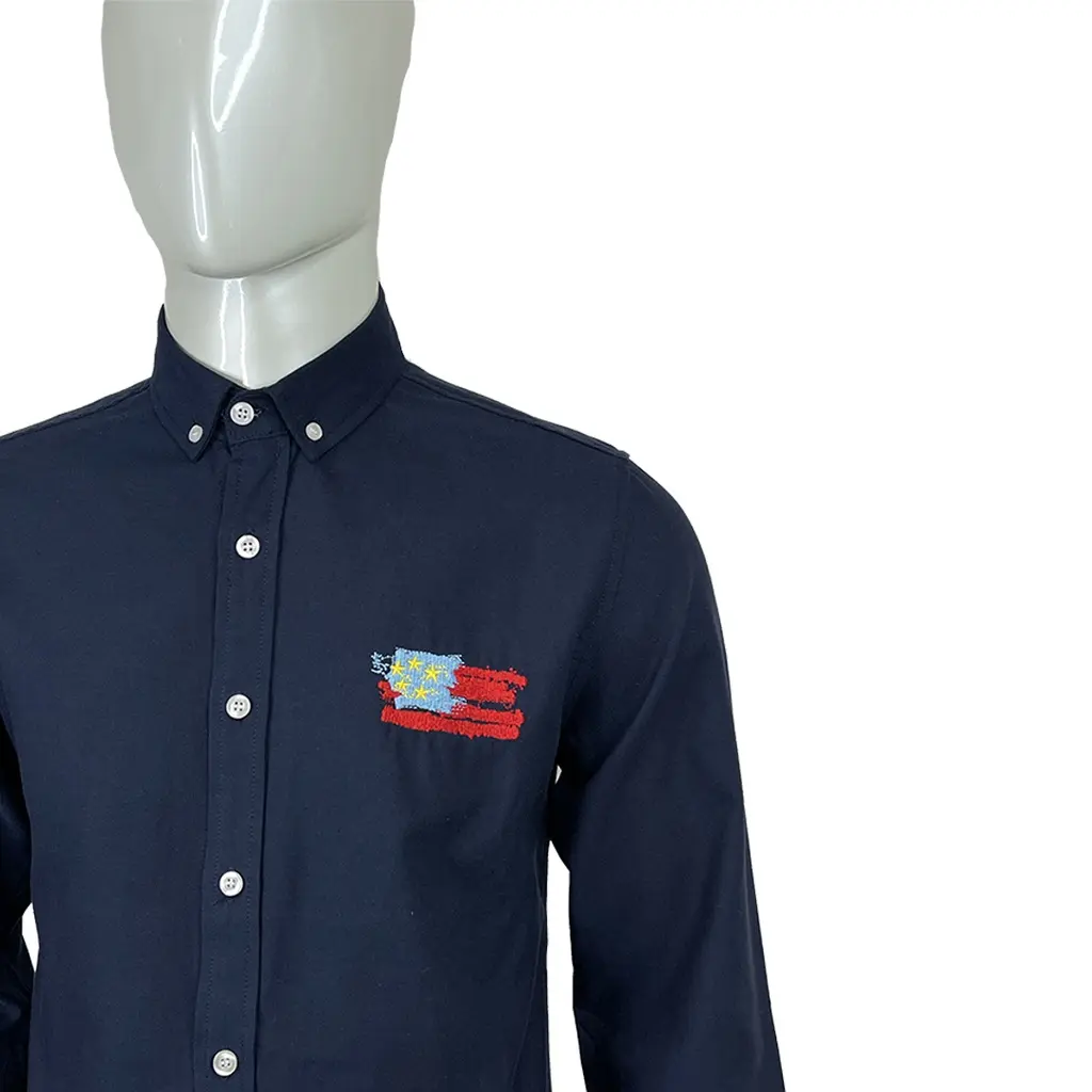 HANZO Men Shirt Long-2