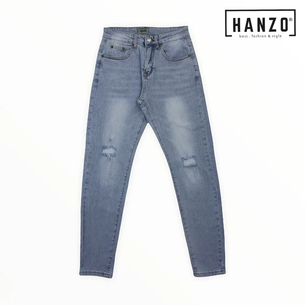 HANZO Men Ripped Ski-1