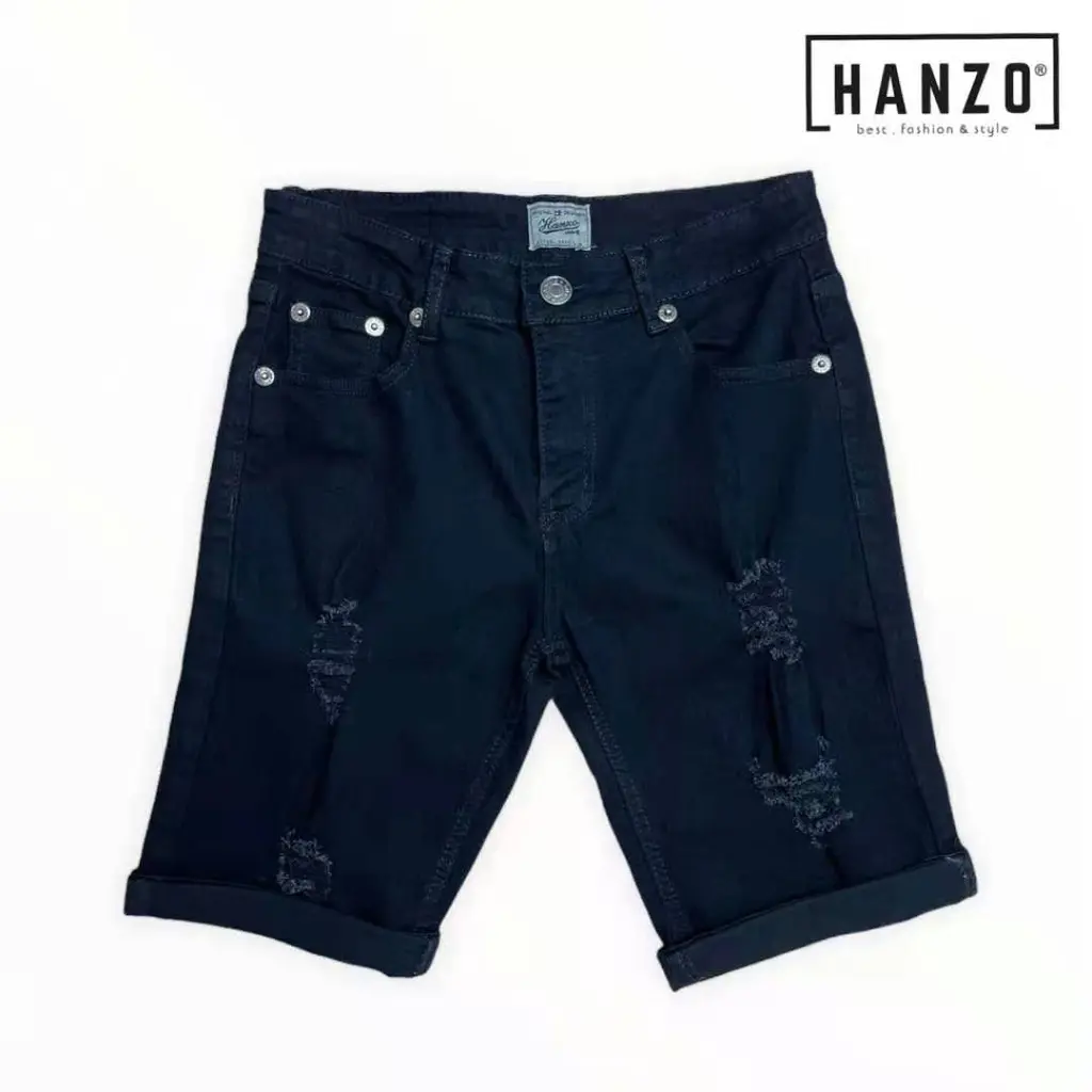 HANZO Men Ripped Sli-1