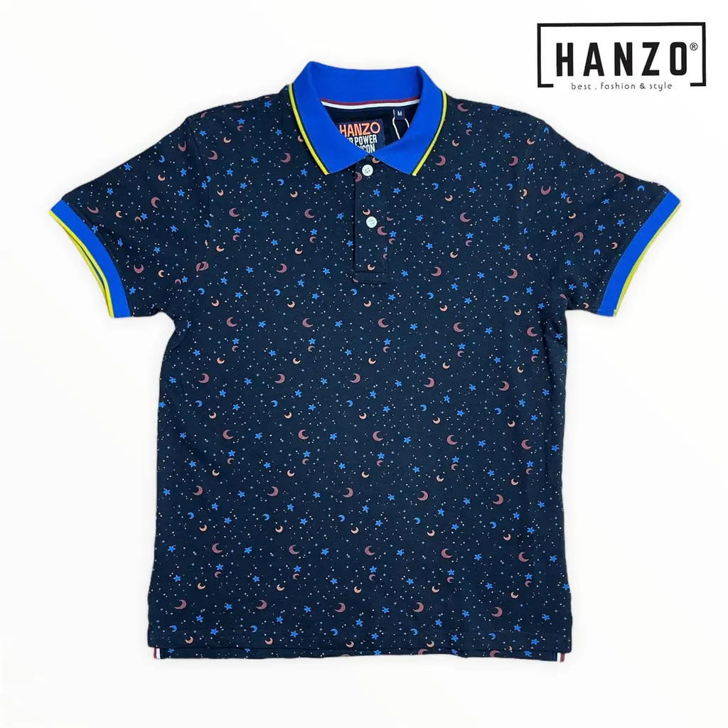 HANZO Men Polo Shirt-1
