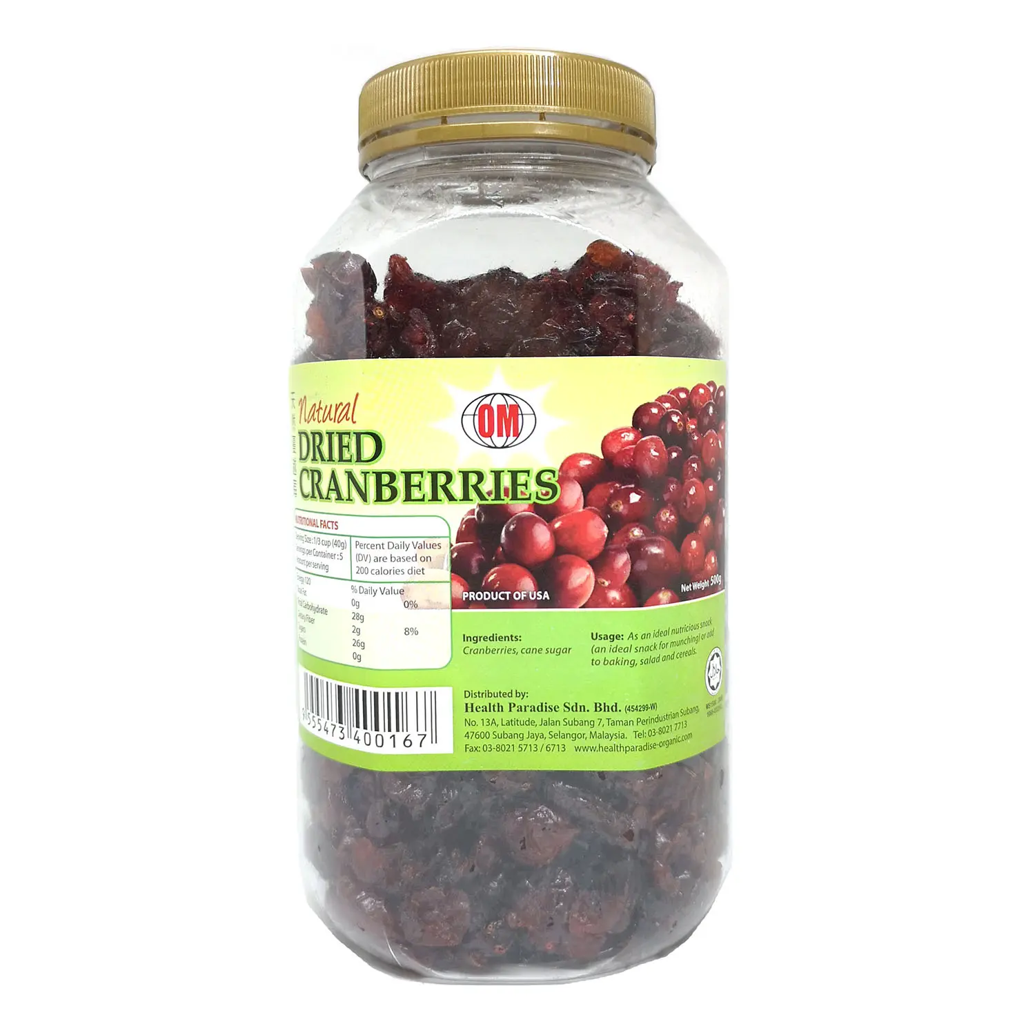 OM Natural Dried Cra