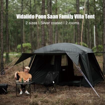 VIDALIDO Ridge Tent Tear-Proof Fire-Proof Connecting Modular Camping Tent  Room Connecting Tent Khemah